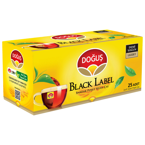 DOGUS Чёрный чай BLACK LABEL 25 пакетиков