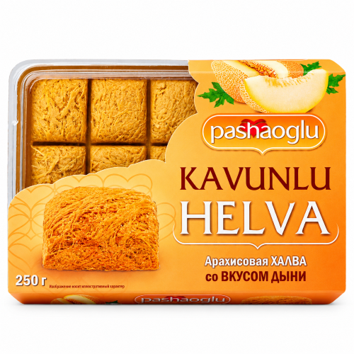 PASHAOGLU Халва арахисовая 250 г со вкусом дыни