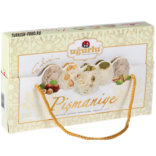 UGURLU Пишмание 260 гр подарочная. упак. с сумкой (CANTALI LUKS KUTU PISMANIYE 1/15)
