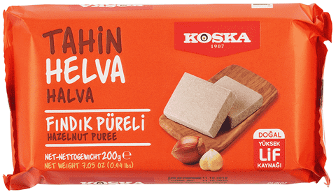 Кунжутная халва 200 гр с пюре из фундука KOSKA