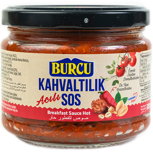 BURCU Соус для завтрака 320 гр острый