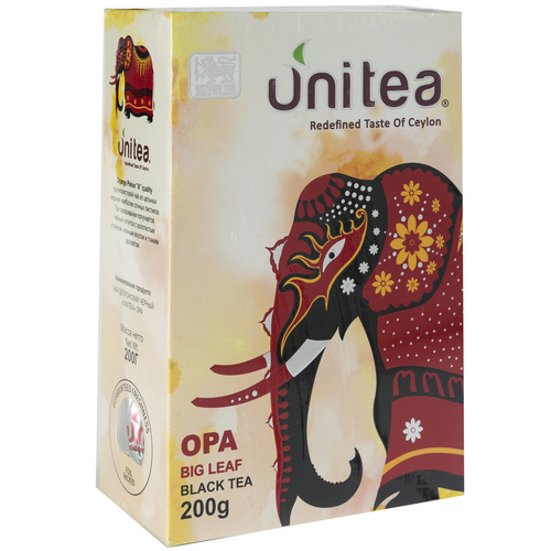 UNITEA черный чай 200 гр ОПА (OPA BIG LEAF BLACK TEA)