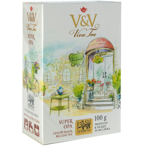 V&amp;amp;V VIVA TEA черный чай 100 гр SUPER OPA