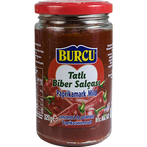 BURCU Перцовая паста 320 гр, сладкая