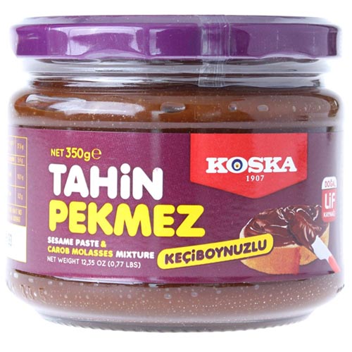 KOSKA Кунжутная паста и пекмез из плодов рожкового дерева 350 гр (TAHIN & KECI BOYNUZU PEKMEZI 1/12)