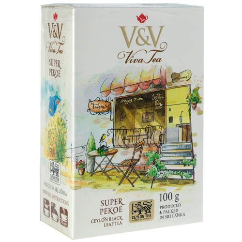 V&amp;amp;V VIVA TEA черный чай 100 SUPER PEKOE