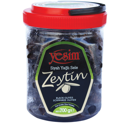YESIM Вяленые маслины, классические, сочные 700 гр, калибровка XS/2XS (321-380 шт/кг)