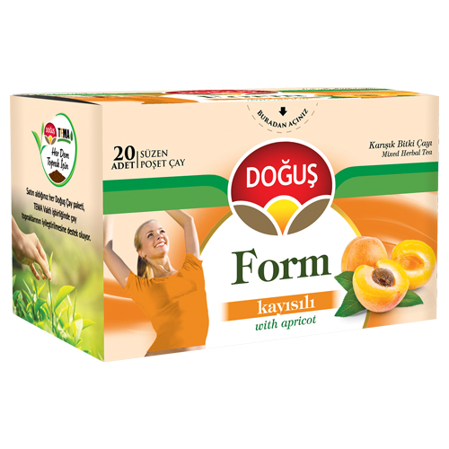 DOGUS FORM чай для похудения с абрикосом 20 пакетиков