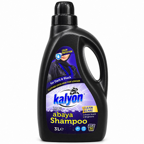 KALYON Гель для стирки чёрного белья Abaya, 3 л