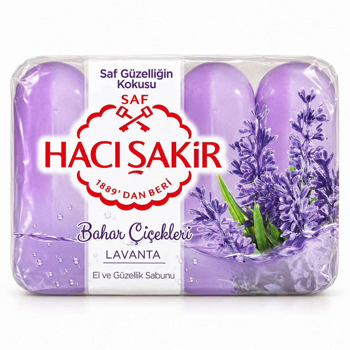 HACI SAKIR Мыло 280 г Лаванда (70 г * 4шт)