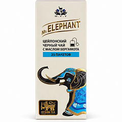 MR. ELEPHANT 25 пакетиков. Чёрный чай с бергамотом цейлонский