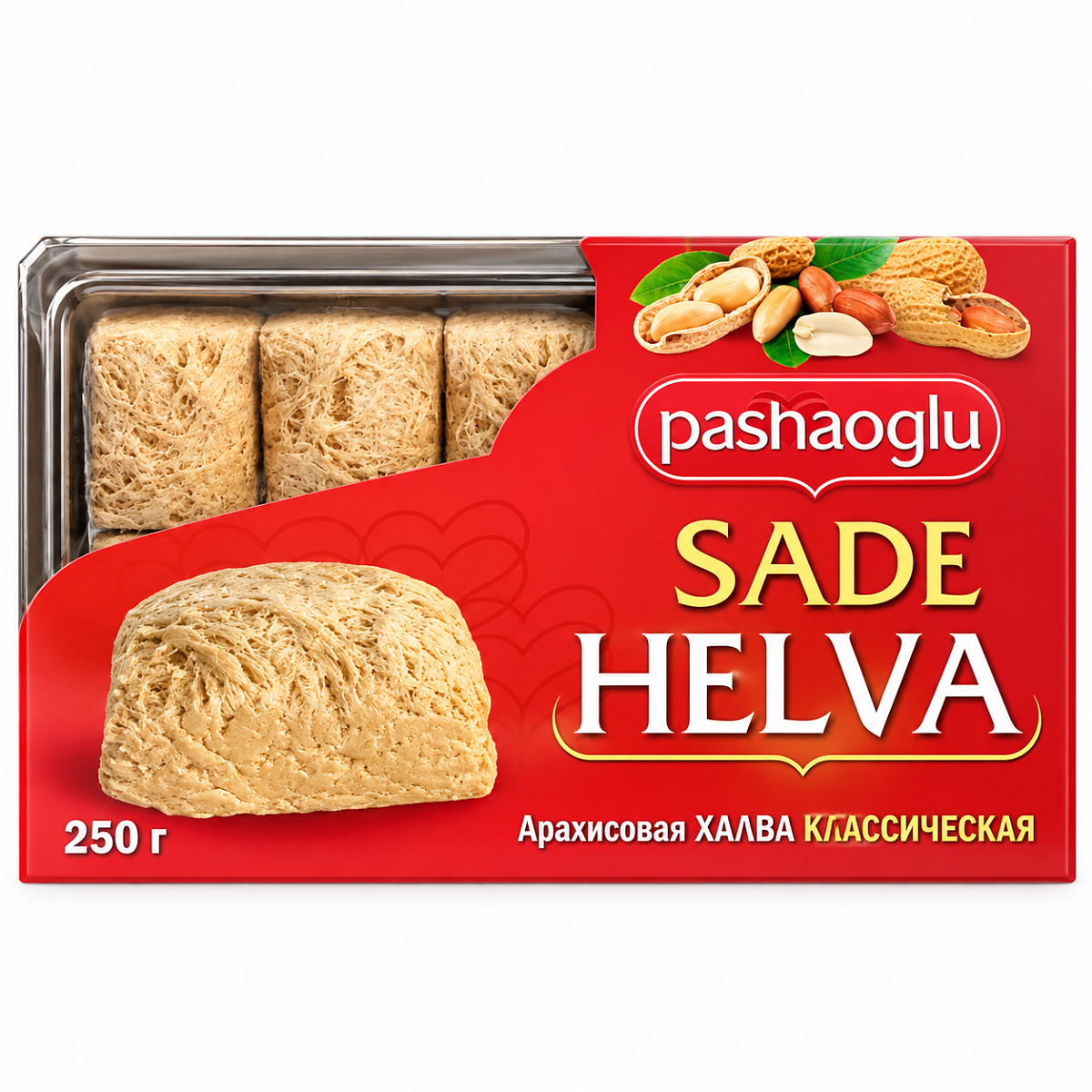 PASHAOGLU Халва арахисовая 250 г классическая