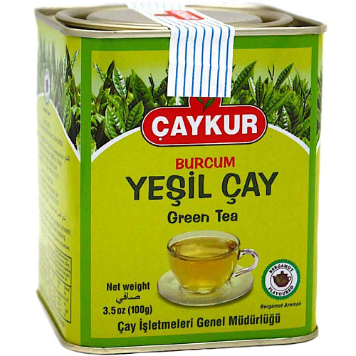 CAYKUR BURCUM "БУРДЖУМ" Зелёный чай 100 гр с бергамотом