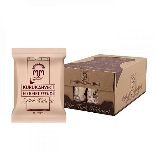 KURUKAHVECI MEHMET EFENDI 100 гр Турецкий кофе 25 шт в коробке