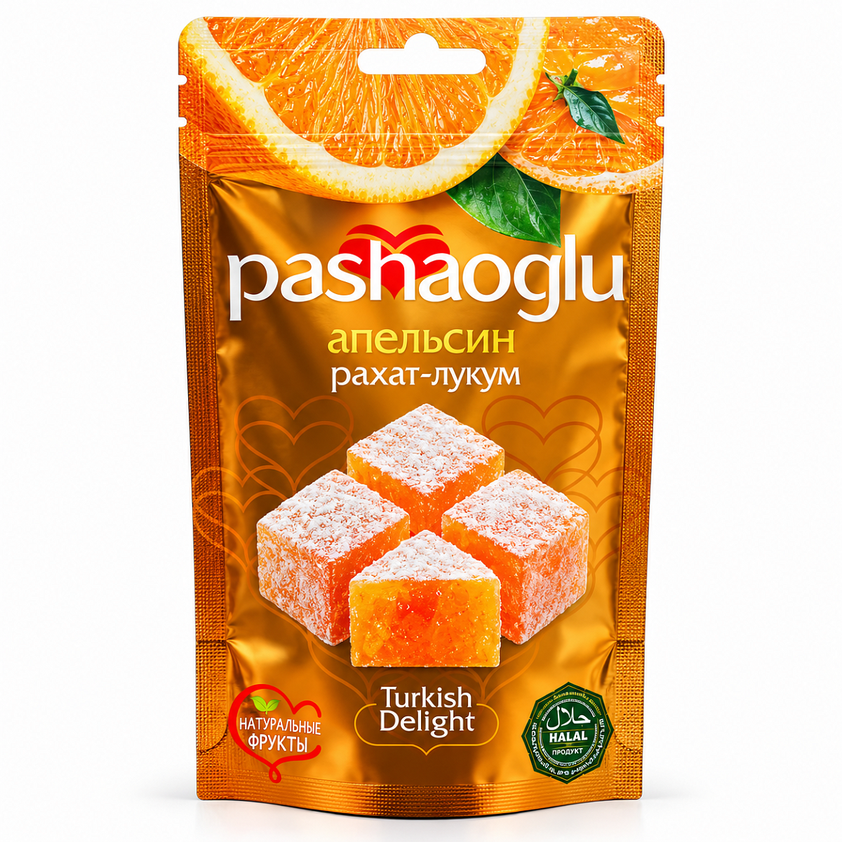 PASHAOGLU Рахат-лукум 150 г с цедрой апельсина