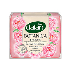 DALAN BOTANICA Мыло с цветочным ароматом "Пиона", увлажняющее, 600гр (4*150гр)