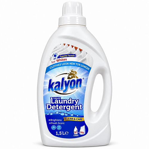 KALYON Гель для стирки белого белья, 1,5 л