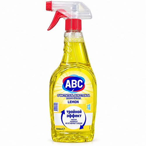ABC Средство для мытья стёкол «Лимон», 500 мл