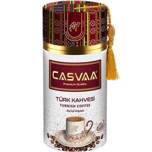 CASVAA Кофе арабика молотый по Турецкий (средняя обжарка) 250 гр, подарочная уп.