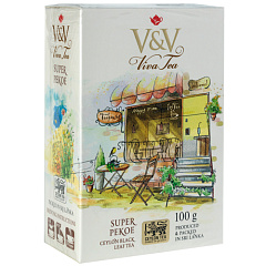 V&V VIVA TEA черный чай 100 SUPER PEKOE