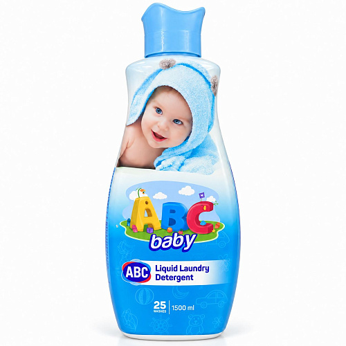 ABC Жидкое средство для стирки детского белья, 1,5 л