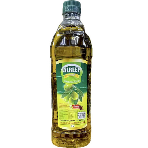 ALREEF Оливковое маcло холодный отжим 1 лт пластиковая бутылка, СИРИЯ (EXTRA VIRGIN ZEYTIN YAGI PLASTIK SISE SURIYE 1/12)